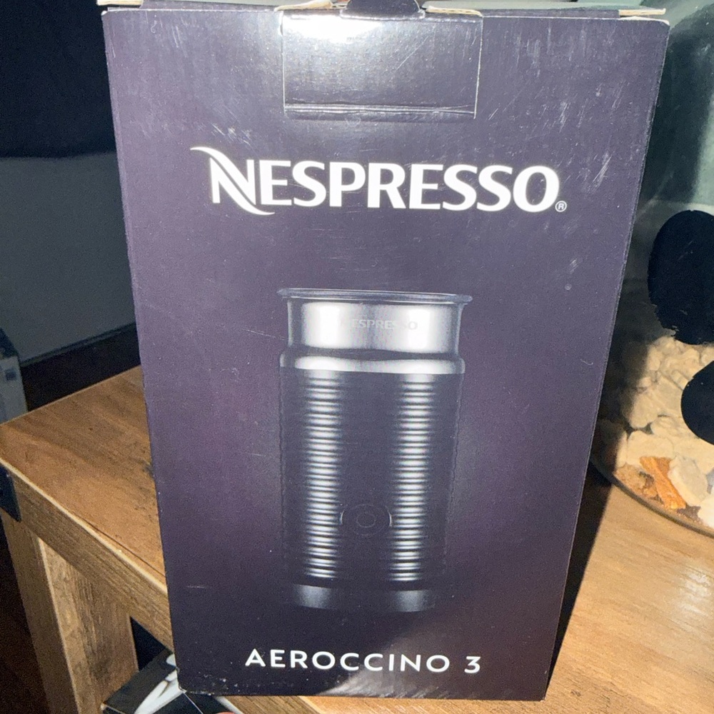 Nespresso Aeroccino 3 Black Milk Frother